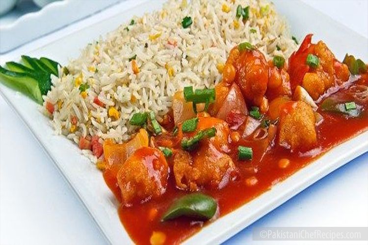 Chicken Manchurian & Fried Rice